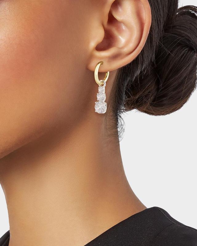 Graduated Solitaire CZ Earrings