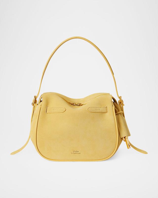 Polo Ralph Lauren Polo ID Mini Suede Satchel