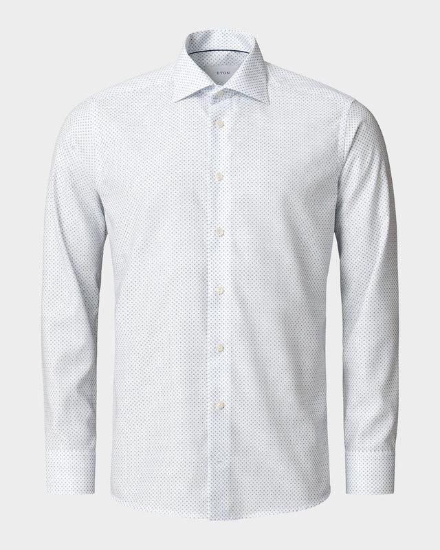 Eton Men 's Signature Twill Micro-Print Dress Shirt