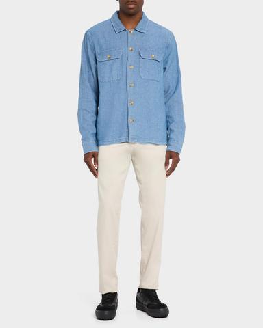 Rails Men's Hayes Slub Cotton and Linen Shirt Jacket | Thumbnail 1