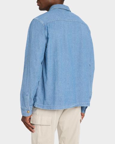 Rails Men's Hayes Slub Cotton and Linen Shirt Jacket | Thumbnail 2