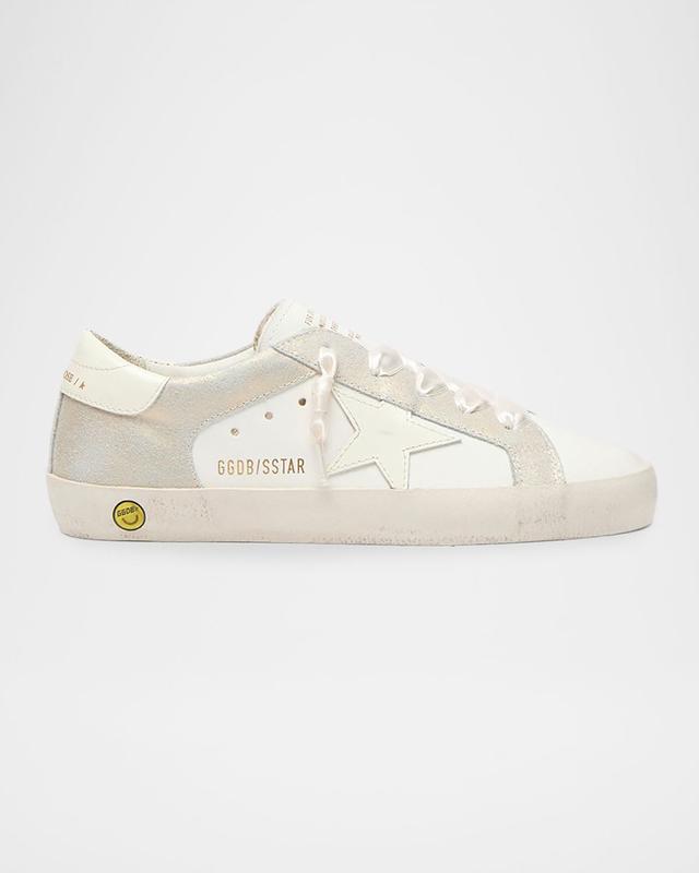 Golden Goose Girl 's Super-Star Leather Low-Top Sneakers, Kid
