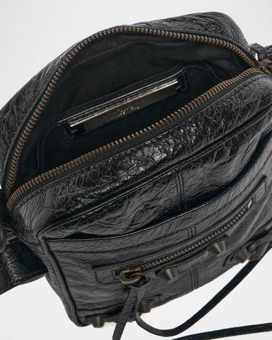 Balenciaga Men 's Le City Leather Crossbody Bag | Thumbnail 3