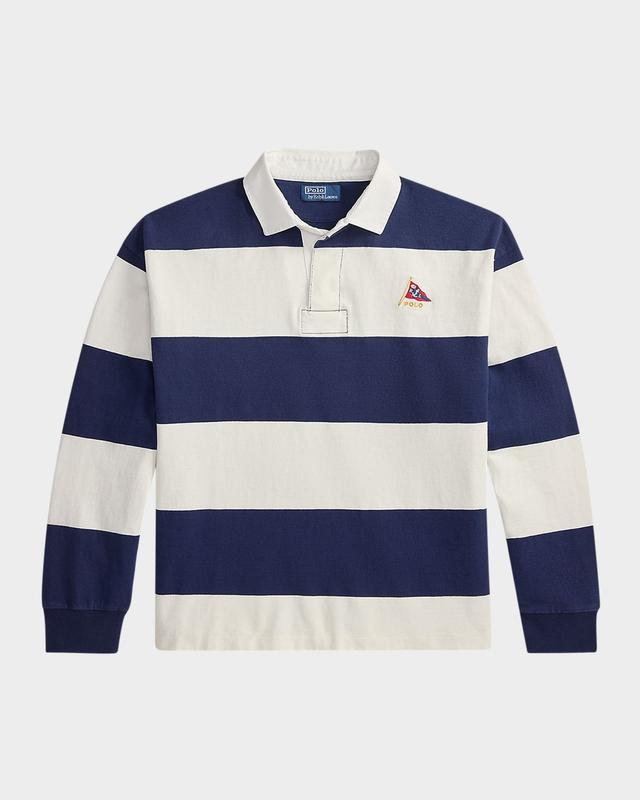 Polo Ralph Lauren Men 's Stripe Jersey Rugby Shirt