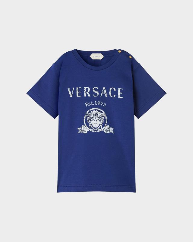 Versace Kid 's Logo-Print Jersey T-Shirt, Size 12M-3