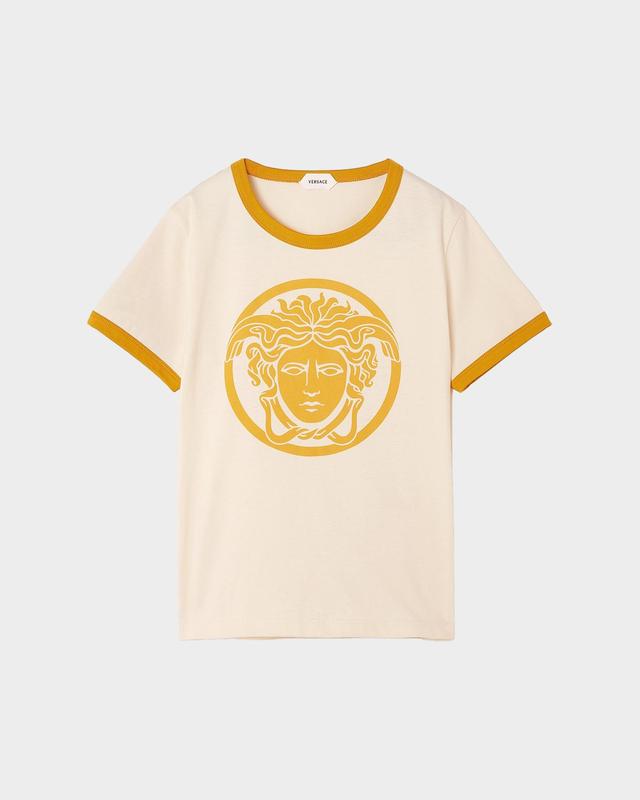 Versace Kid 's Logo-Print Cotton Jersey T-Shirt, Size -1