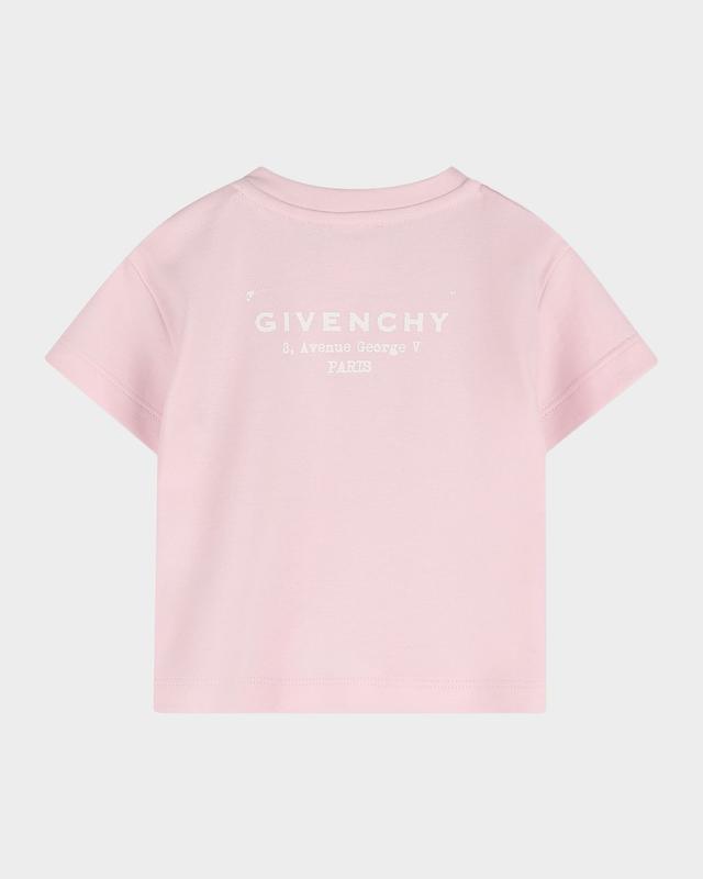 Girl 's Crewneck Logo-Print Cotton Tee, Size -3