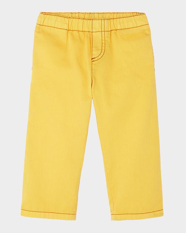 Versace Kid 's Straight-Leg Denim Jeans, Size 12M-3
