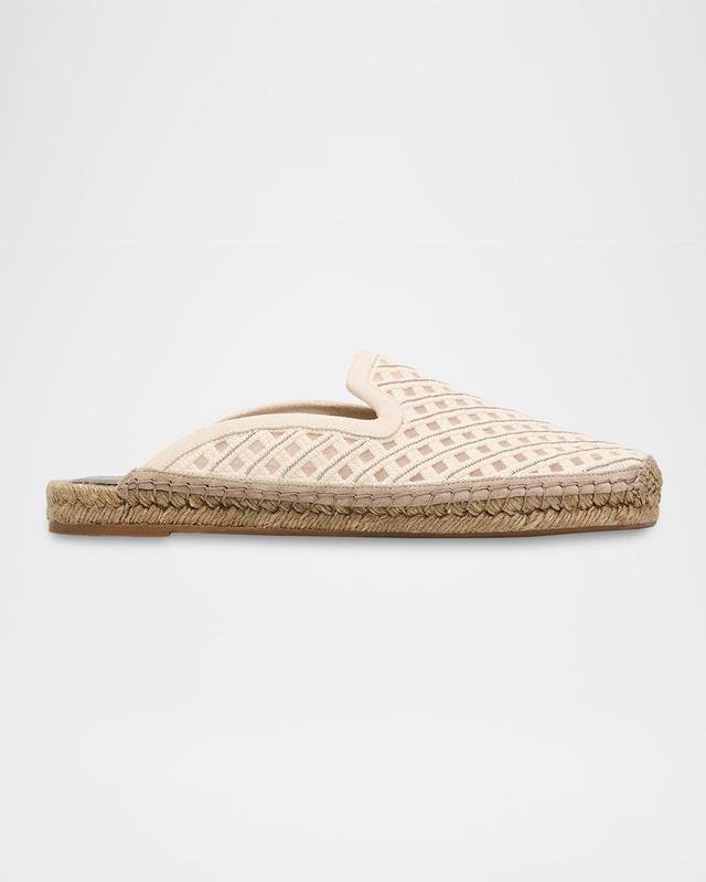 Brunello Cucinelli Diamond Cotton Espadrilles