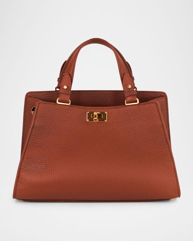Michino Paris Trocadero Mini Leather Top-Handle Bag