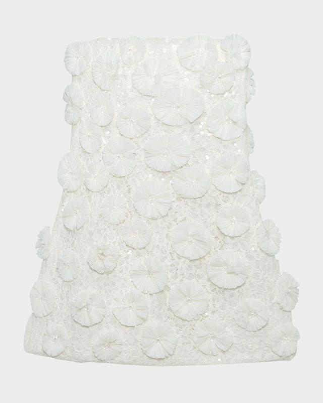 SIMKHAI Holland Floral Strapless Mini Dress