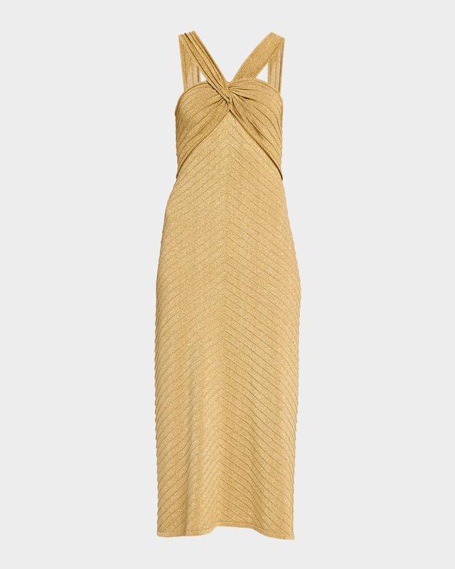 Kobi Halperin Talia Glitter Midi Dress