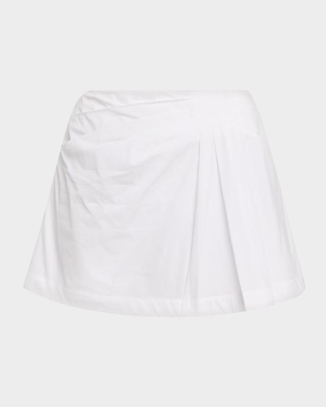 SIMKHAI Devlin Poplin Mini Skirt