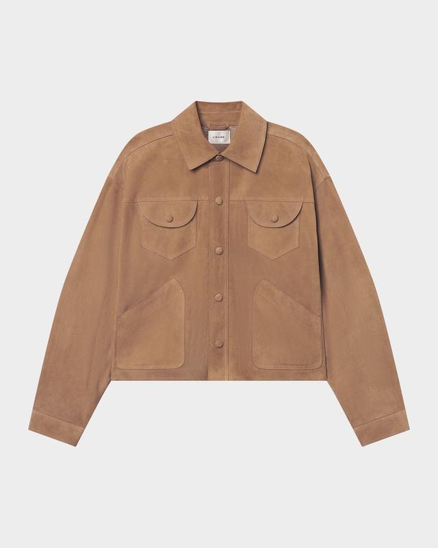 FRAME The Suede Utility Jacket