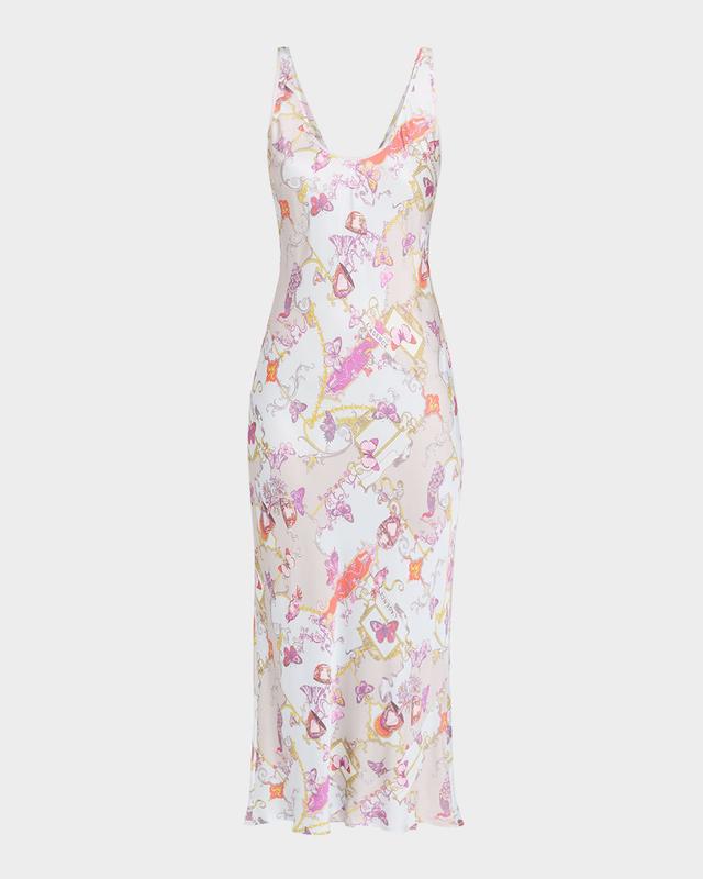 L 'Agence Akiya Satin Tank Dress