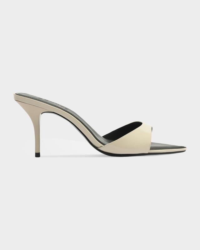 Schutz 75mm Elodie Leather Mules
