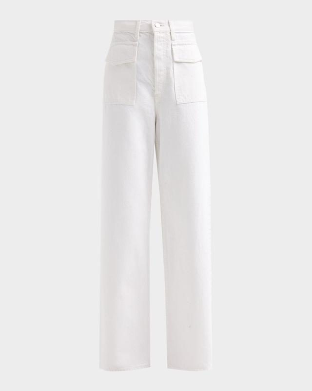 FRAME The Collegiate Flap Pocket Jeans