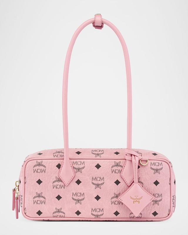 MCM Aren Visetos East-West Shoulder Bag