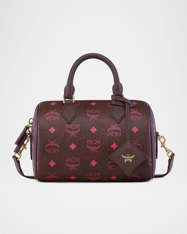 MCM Ella Boston Bag in Maxi Visetos