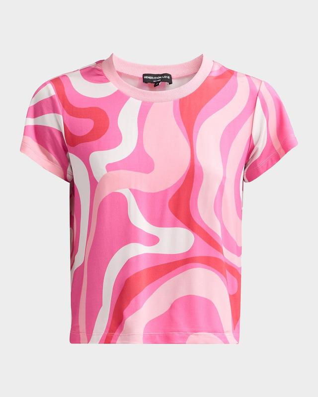 Generation Love Kai Geo Jersey Crewneck T-Shirt