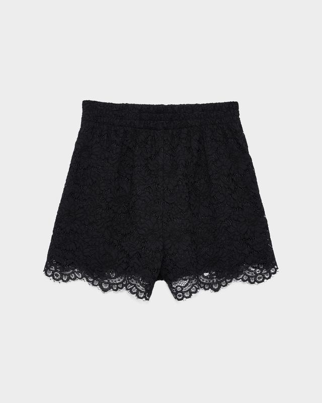 ANINE BING Kam Lace Shorts