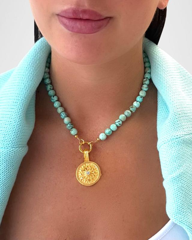 Sundial Turquoise Necklace