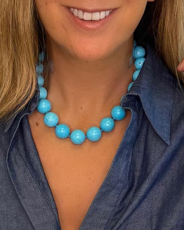 Jumbo Howlite Necklace