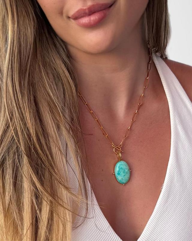 Papago Turquoise Toggle Necklace