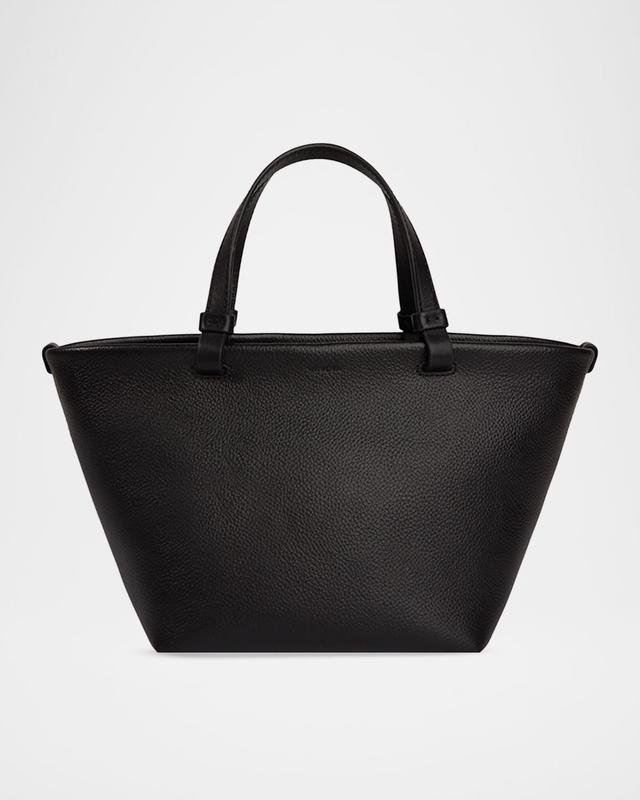 Vince Marin Mini Woven Leather Tote Bag