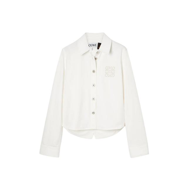 + Paula's Ibiza Broderie Anglaise Denim Shirt
