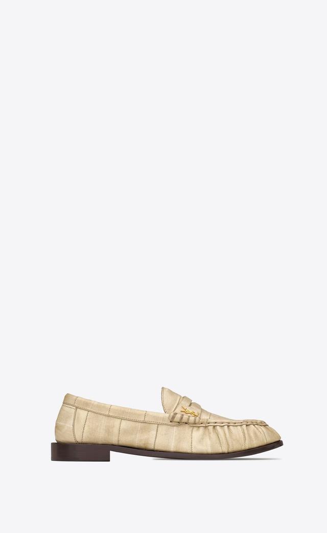 Le Loafer Penny Slippers in Eel