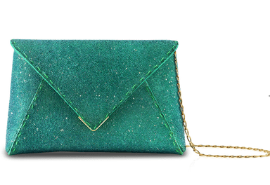 Tyler Ellis Small Lee Pouchet Jade Swarovski Rock Crystal | Thumbnail 1 Tyler Ellis Small Lee Pouchet Jade Swarovski Rock Crystal | Thumbnail 1