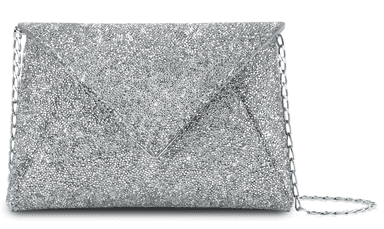Tyler Ellis Small Lee Pouchet Mirrored Silver Swarovski Rock Crystal | Thumbnail 1 Tyler Ellis Small Lee Pouchet Mirrored Silver Swarovski Rock Crystal | Thumbnail 1