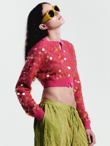 Zankov PRE-ORDER Mina Cropped Cardigan | Thumbnail 2 Zankov PRE-ORDER Mina Cropped Cardigan | Thumbnail 2