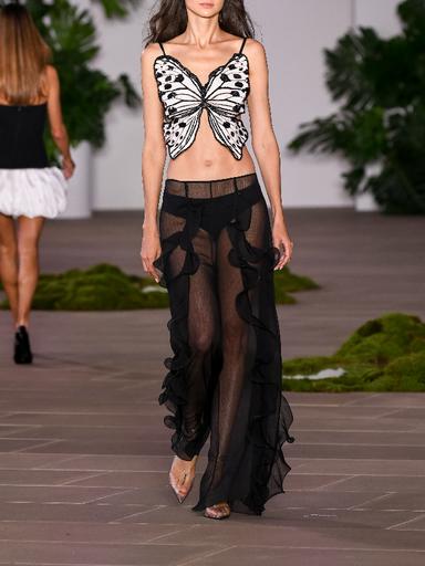PatBo PRE-ORDER Butterfly Embroidered Top | Thumbnail 2 PatBo PRE-ORDER Butterfly Embroidered Top | Thumbnail 2