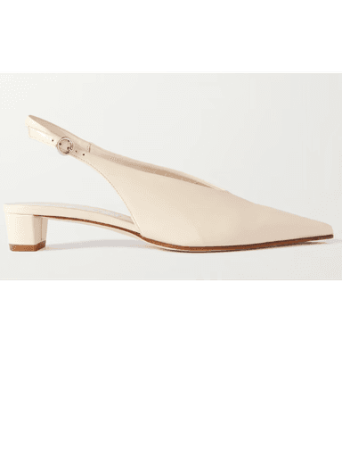 aeyde Oti leather slingback pumps | Thumbnail 1 aeyde Oti leather slingback pumps | Thumbnail 1