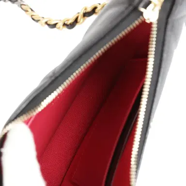 Chanel Chanel 19 Hobo Chain Clutch Bag Black Calfskin Mixed Metal Hardware | Thumbnail 9 Chanel Chanel 19 Hobo Chain Clutch Bag Black Calfskin Mixed Metal Hardware | Thumbnail 9