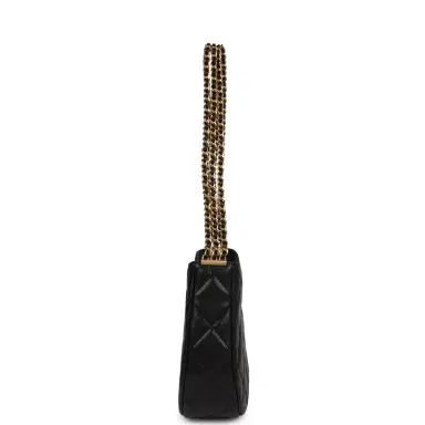 Chanel Chanel Hobo Bag Black Shiny Caviar Brushed Gold Hardware | Thumbnail 3 Chanel Chanel Hobo Bag Black Shiny Caviar Brushed Gold Hardware | Thumbnail 3