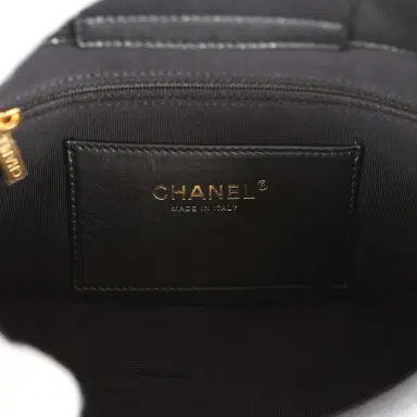 Chanel Chanel Hobo Bag Black Shiny Caviar Brushed Gold Hardware | Thumbnail 8 Chanel Chanel Hobo Bag Black Shiny Caviar Brushed Gold Hardware | Thumbnail 8