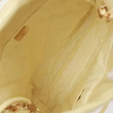 Chanel Chanel Mini 22 Bag Yellow Calfskin Gold Hardware | Thumbnail 8 Chanel Chanel Mini 22 Bag Yellow Calfskin Gold Hardware | Thumbnail 8