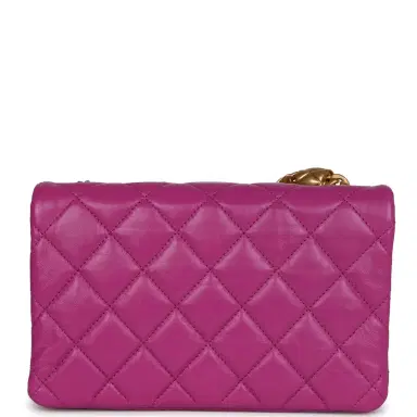 Chanel Chanel Small Crush Flap Bag Purple Shiny Aged Calfskin Brushed Gold Hardware | Thumbnail 4 Chanel Chanel Small Crush Flap Bag Purple Shiny Aged Calfskin Brushed Gold Hardware | Thumbnail 4