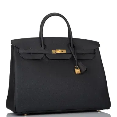 HERMÈS Hermes Birkin 40 Black Togo Gold Hardware | Thumbnail 2 HERMÈS Hermes Birkin 40 Black Togo Gold Hardware | Thumbnail 2