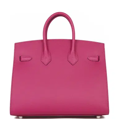 HERMÈS Hermes Birkin Sellier 25 Rose Pourpre Veau Madame Palladium Hardware | Thumbnail 4 HERMÈS Hermes Birkin Sellier 25 Rose Pourpre Veau Madame Palladium Hardware | Thumbnail 4