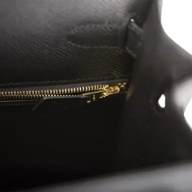 HERMÈS Hermes Black Epsom Sellier Kelly 28cm Gold Hardware | Thumbnail 9 HERMÈS Hermes Black Epsom Sellier Kelly 28cm Gold Hardware | Thumbnail 9