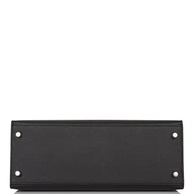 HERMÈS Hermes Black Epsom Sellier Kelly 28cm Palladium Hardware | Thumbnail 6 HERMÈS Hermes Black Epsom Sellier Kelly 28cm Palladium Hardware | Thumbnail 6