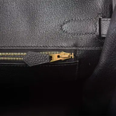 HERMÈS Hermes Black Togo Birkin 30cm Rose Gold Hardware | Thumbnail 9 HERMÈS Hermes Black Togo Birkin 30cm Rose Gold Hardware | Thumbnail 9