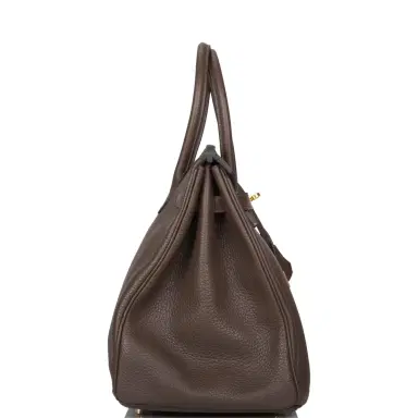 HERMÈS Hermes Chocolate Togo Birkin 35cm Gold Hardware | Thumbnail 3 HERMÈS Hermes Chocolate Togo Birkin 35cm Gold Hardware | Thumbnail 3