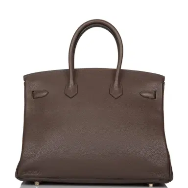 HERMÈS Hermes Chocolate Togo Birkin 35cm Gold Hardware | Thumbnail 4 HERMÈS Hermes Chocolate Togo Birkin 35cm Gold Hardware | Thumbnail 4