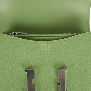 HERMÈS Hermes Constance Slim Wallet Vert Criquet Epsom Palladium Hardware | Thumbnail 7 HERMÈS Hermes Constance Slim Wallet Vert Criquet Epsom Palladium Hardware | Thumbnail 7