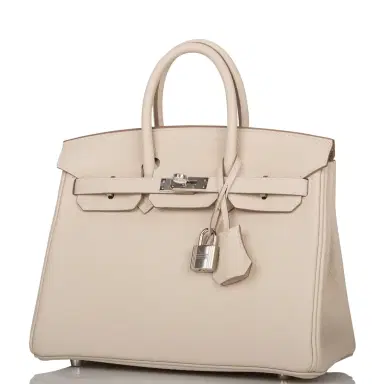 HERMÈS Hermes Craie Togo Birkin 25cm Palladium Hardware | Thumbnail 5 HERMÈS Hermes Craie Togo Birkin 25cm Palladium Hardware | Thumbnail 5